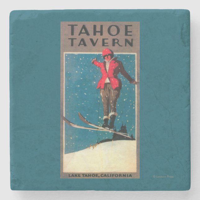 Tahoe Tavern Promo Poster Stone Coaster (Front)