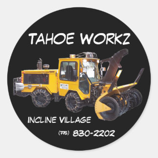 Tahoe Workz llc Snow Removal Services Sticker