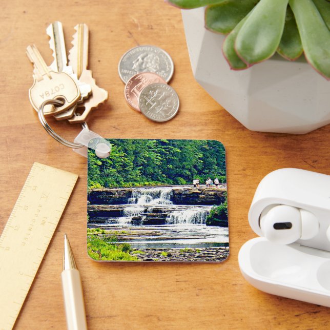 Tahquamenon Falls State Park Lower Falls, Michigan Key Ring (Desk)
