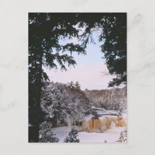Tahquamenon Frozen Falls Postcard