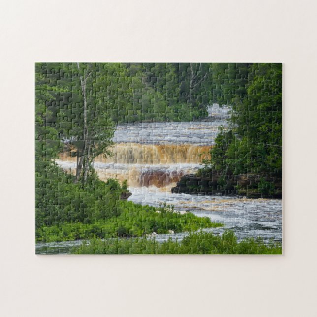 Tahquamenon Lower Falls Jigsaw Puzzle (Horizontal)