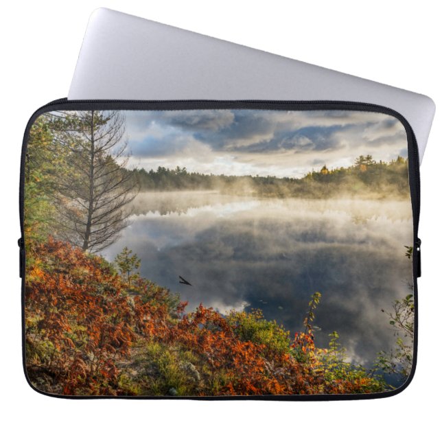 Tahquamenon River Sunrise | Paradise, Michigan Laptop Sleeve (Front)