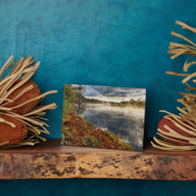 Tahquamenon River Sunrise | Paradise, Michigan Plaque (Side)