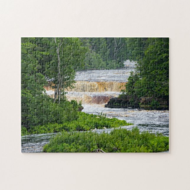 Tahquamenon The Lower Falls Jigsaw Puzzle (Horizontal)