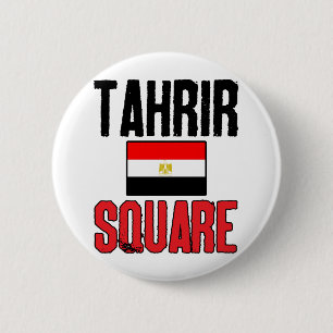 Tahrir Square 6 Cm Round Badge