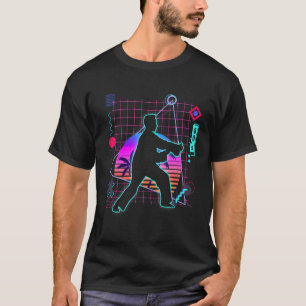 Tai Chi Aesthetic Vaporwave 80s Style Tai Chi Mart T-Shirt