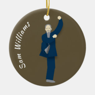 Tai Chi Ceramic Tree Decoration