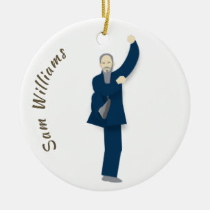 Tai Chi Ceramic Tree Decoration
