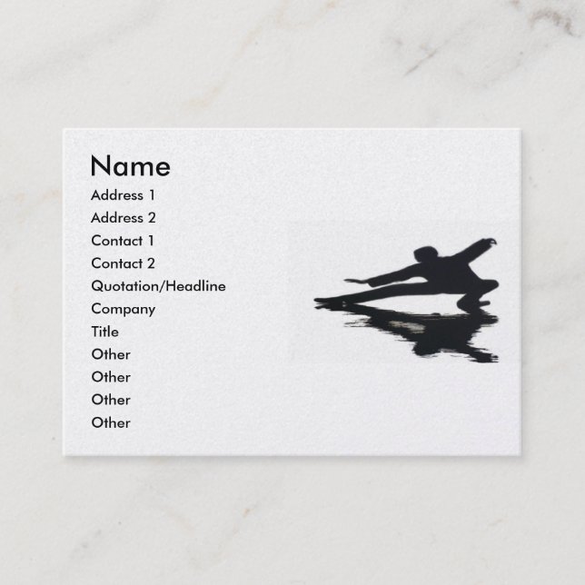 T'ai Chi Chuan Business Card (Front)