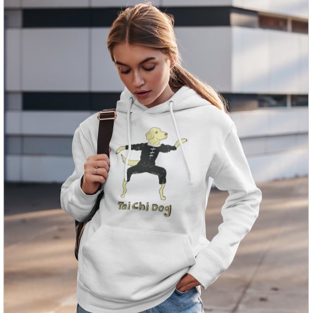 Tai Chi Dog Golden Labrador yellow lab Hoodie (Creator Uploaded)