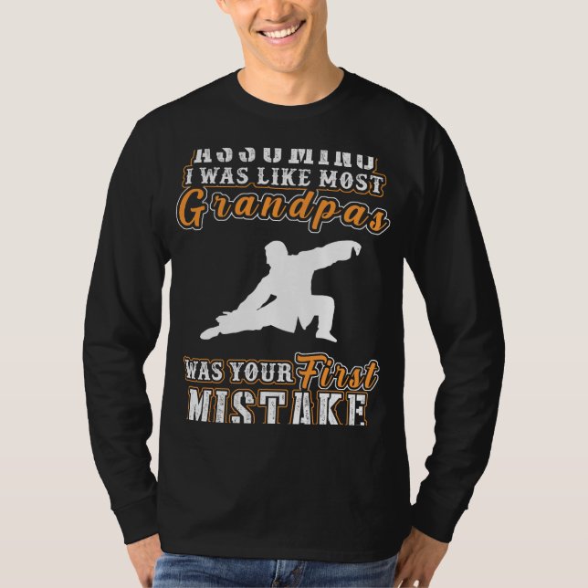 Tai Chi: Grandpas Zen Giggle - Funny Tee for Marti (Front)