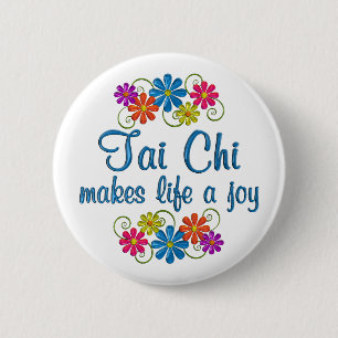 Tai Chi Joy 6 Cm Round Badge