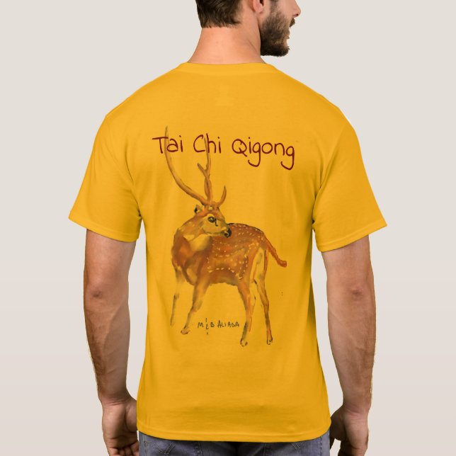Tai Chi Qigong Deer T-Shirt (Back)