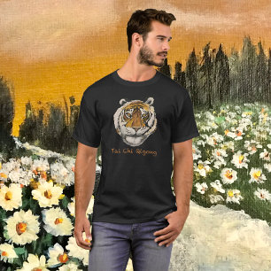 Tai Chi Qigong Retro Tiger Activewear Shirt
