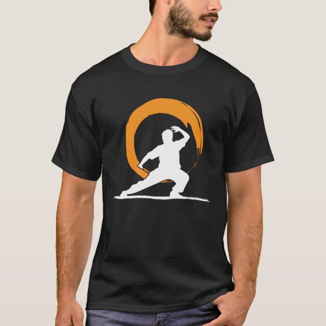 Tai Chi Qigong Zen circle symbol T-Shirt (Front)
