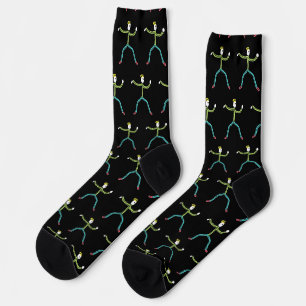 Tai Chi Stickman Socks