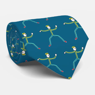 Tai Chi Stickman Tie