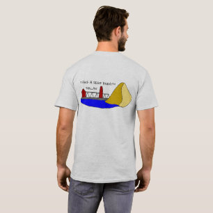 Tai Chi T Shirt with a Lighthouse and a Sand Dune
