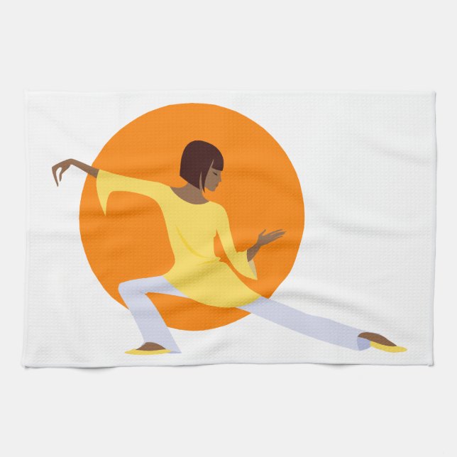 Tai Chi Tea Towel (Horizontal)