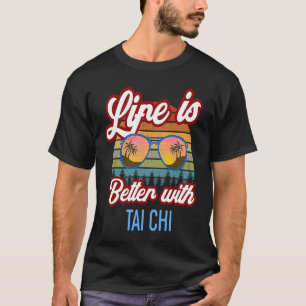 Tai Chi Vintage Sunset Tai Chi Instructor Tai Chi T-Shirt