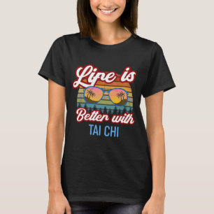 Tai Chi Vintage Sunset Tai Chi Instructor Tai Chi  T-Shirt