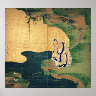 Tai Gong Wang by Ogata Korin Poster