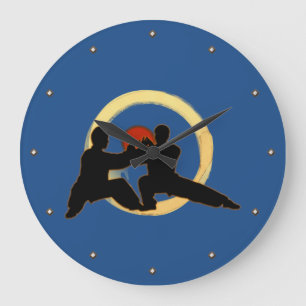 Tai Ji Push Hands Large Clock