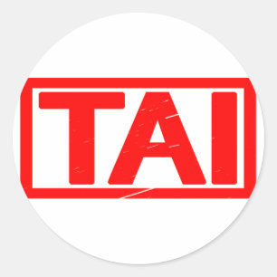 Tai Stamp Classic Round Sticker