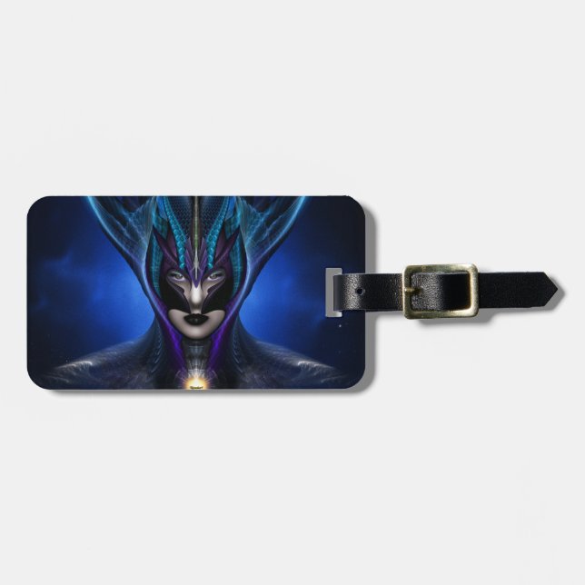 Taidushan Sai Shadow Blue Luggage Tag (Front Horizontal)
