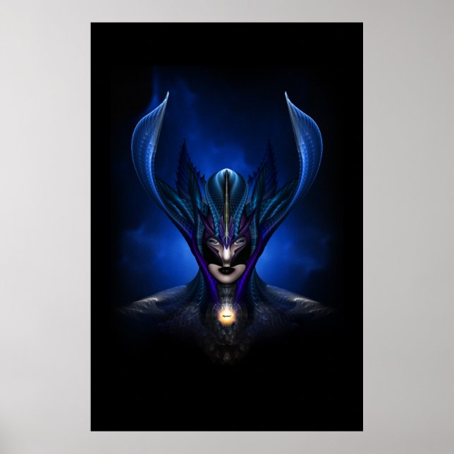 Taidushan Sai Shadow Blue RB BLK Archival Poster (Front)