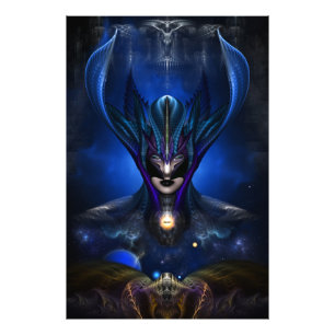 Taidushan Sai Shadow Blue RB Portrait Photo Print