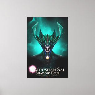 Taidushan Sai Shadow Blue TEL Canvas Print