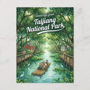 Taijiang National Park Taiwan Postcard