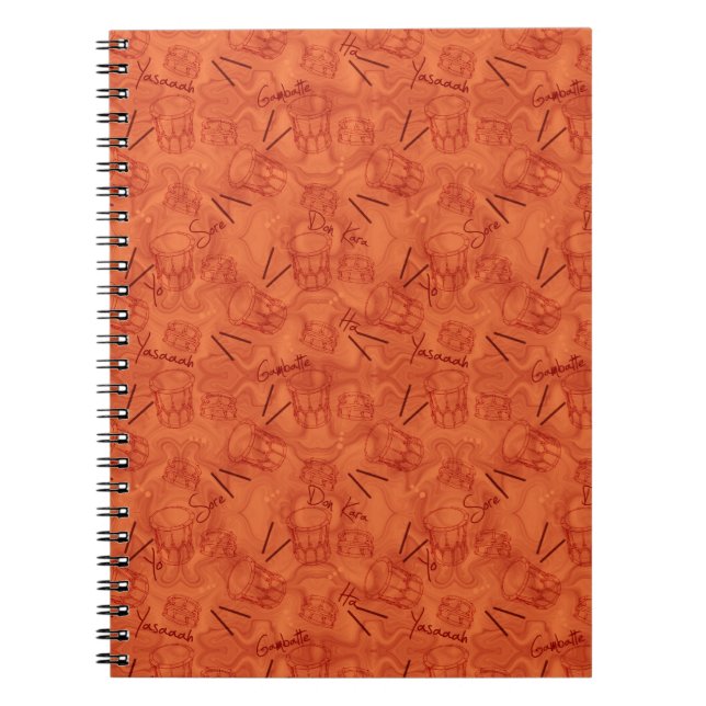 Taiko notes notebook (Front)