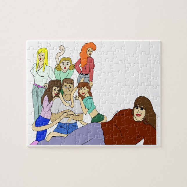 Tail harem  jigsaw puzzle (Horizontal)