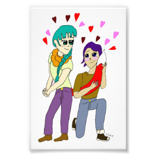 tail love photo print