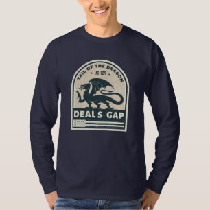 Tail of the Dragon Deals Gap Motorcycle road trip T-Shirt