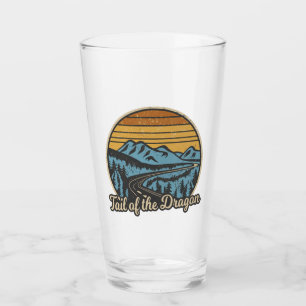 Tail Of The Dragon Retro Glass