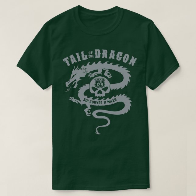 tail of the dragon T-Shirt (Design Front)