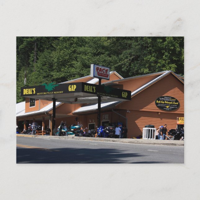 Tail of the Dragon, US129, 11 miles, 318 curves Postcard (Front)