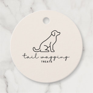 Tail Wagging Treats Homemade Dog Bakery Favour Tags