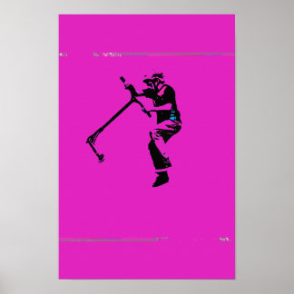 Tail-Whip Scooter Trick - Stunt Scooter Rider Poster