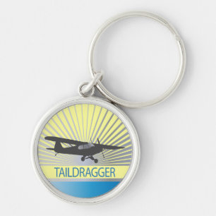 Taildragger Aeroplane Key Ring