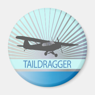 Taildragger Aeroplane Magnet
