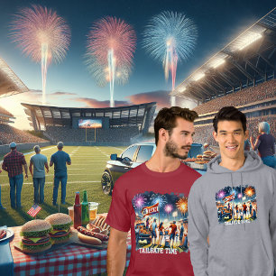 Tailgate Time Go Team Custom Hoodie