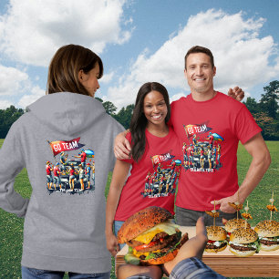 Tailgate Time Party Truck Go Teams Custom T-Shirt