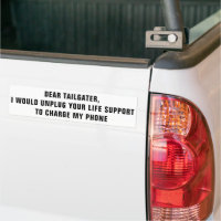 Tailgaters Are Not a Important as My Phone Bumper