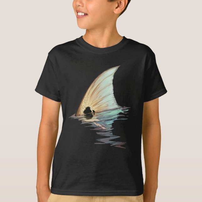 Tailing Redfish Redfish Tail Red Drum Fish Shirt  (Front)