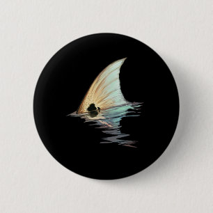 Tailing Redfish Redfish Tail Red Drum Fish Shirt 6 Cm Round Badge