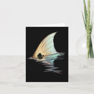 Tailing Redfish Redfish Tail Red Drum Fish Shirt Card